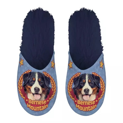 Afbeelding laden in galerijviewer, Pantoffel bernese mountain dog donkerblauw
