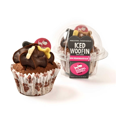 Afbeelding laden in galerijviewer, The barking bakery vanilla woofin met carob glazuur
