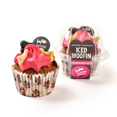 Afbeelding laden in galerijviewer, The barking bakery vanilla woofin met roze glazuur
