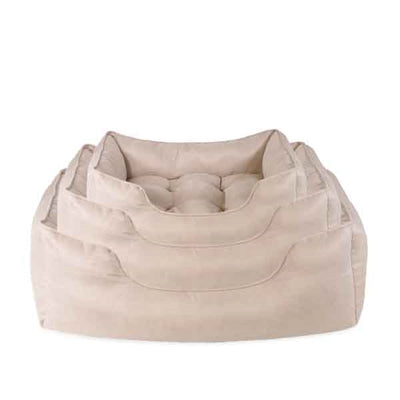Afbeelding laden in galerijviewer, Rosewood 40 winks hondenmand thin twill beige

