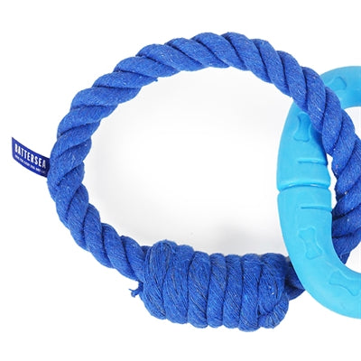 Afbeelding laden in galerijviewer, Battersea triangel rubber touw blauw
