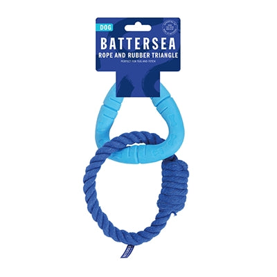 Afbeelding laden in galerijviewer, Battersea triangel rubber touw blauw
