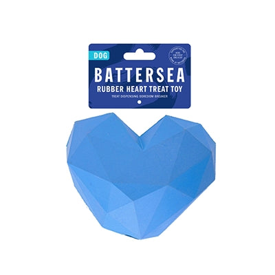 Afbeelding laden in galerijviewer, Battersea voerbal hart rubber blauw
