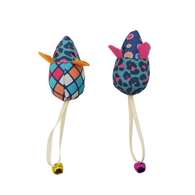 Afbeelding laden in galerijviewer, Rosewood jolly moggy patchwork muizen duo
