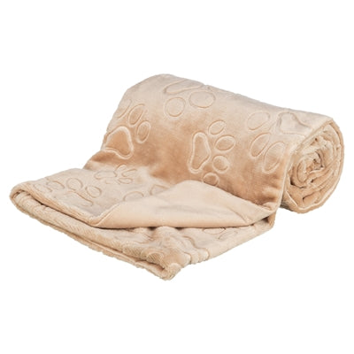 Afbeelding laden in galerijviewer, Trixie hondendeken barry softpluche beige
