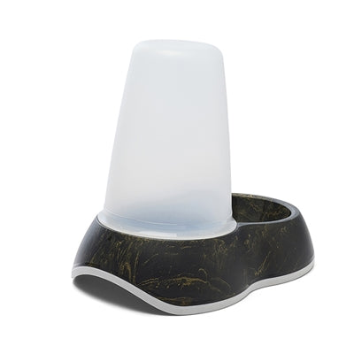 Afbeelding laden in galerijviewer, Savic drinkbak loop marble zwart goud
