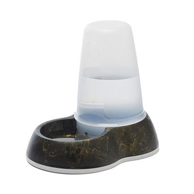 Afbeelding laden in galerijviewer, Savic drinkbak loop marble zwart goud
