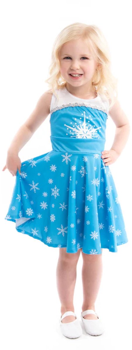 Little adventures - ice twirl jurk – maat 98-110 98