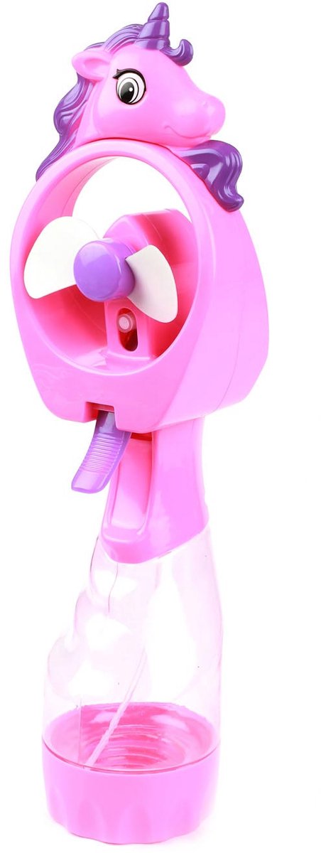 Afbeelding laden in galerijviewer, Toi-toys eenhoorn handventilator met sproeier - kleurrijk speelgoed.
