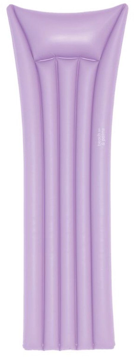 Beach palms - luchtbed - 177 x 67 x 19 cm - paars - suntanner