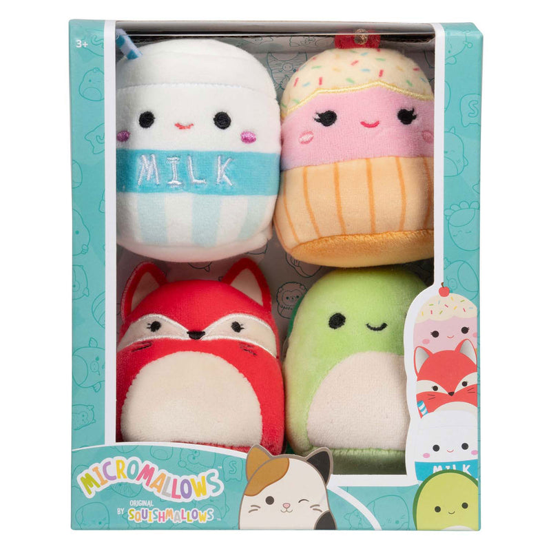 Afbeelding laden in galerijviewer, Squishmallows knuffel pluche - micromallows, 4-pack
