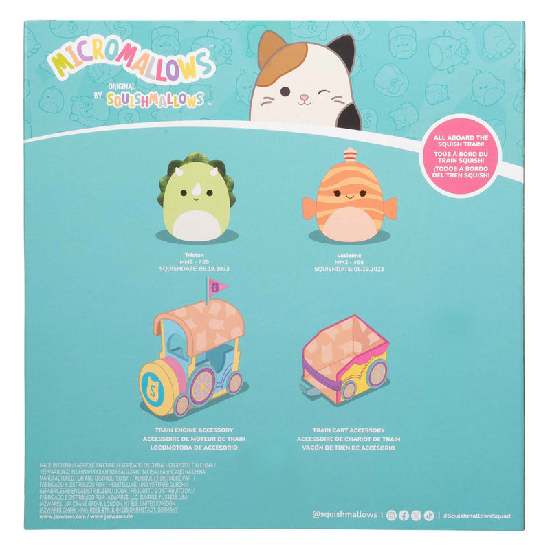 Afbeelding laden in galerijviewer, Squishmallows knuffel pluche micromallows - ticket to ride, 4dlg.
