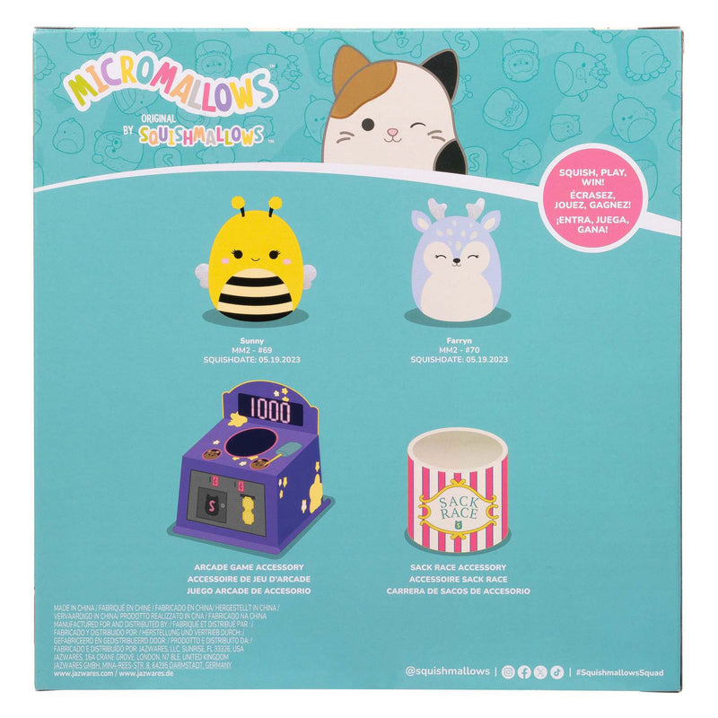 Afbeelding laden in galerijviewer, Squishmallows knuffel pluche micromallows - game on, 4dlg.
