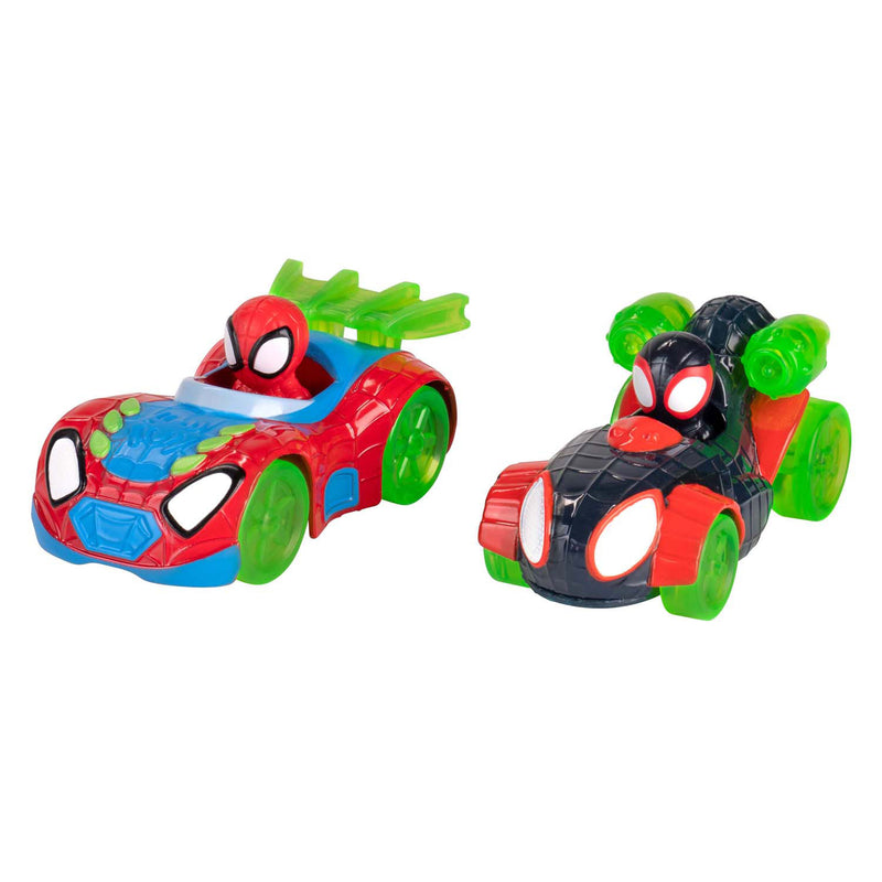 Afbeelding laden in galerijviewer, Jazwares spidey mega jump hoofdkwartier racebaan
