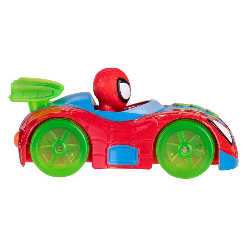 Afbeelding laden in galerijviewer, Jazwares spidey mega jump hoofdkwartier racebaan
