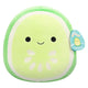 Squishmallows knuffel pluche carmichael de groene komkommer, 30cm