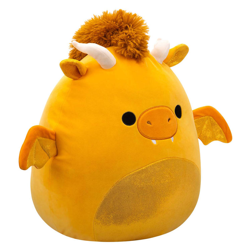 Afbeelding laden in galerijviewer, Squishmallows knuffel pluche - mister gouden draak, 30cm

