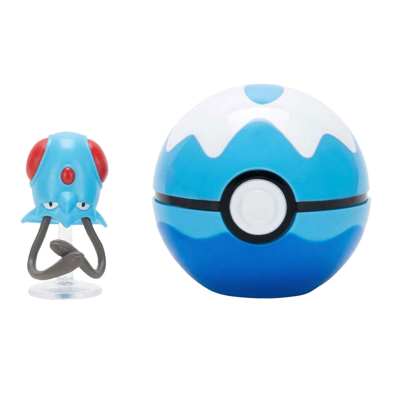 Afbeelding laden in galerijviewer, Jazwares pokémon - clip n go tentacool dive ball
