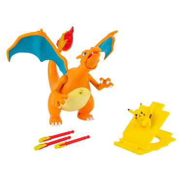 Jazwares pokémon - flame flight deluxe charizard