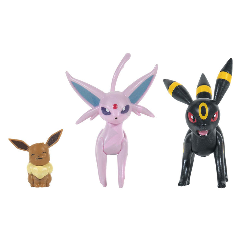 Afbeelding laden in galerijviewer, Jazwares pokémon evolution multipacks - eevee, umbreon espeon
