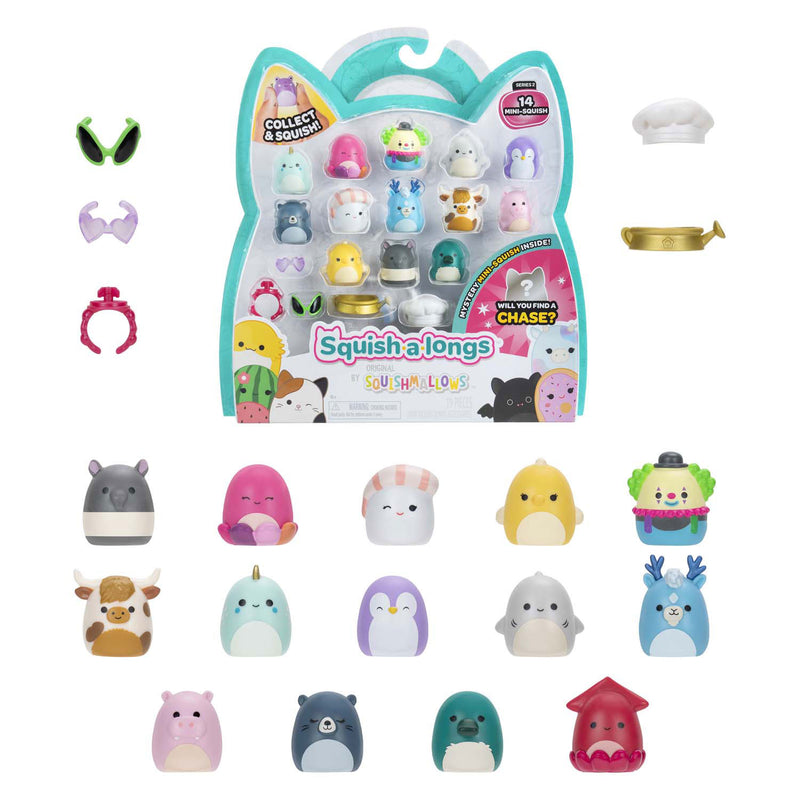 Afbeelding laden in galerijviewer, Squishmallows - squish-a-longs speelfiguren, 14dlg.
