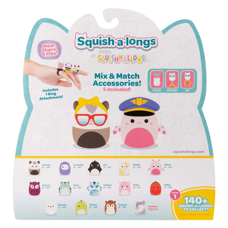 Afbeelding laden in galerijviewer, Squishmallows - squish-a-longs speelfiguren - style 2, 14dlg.
