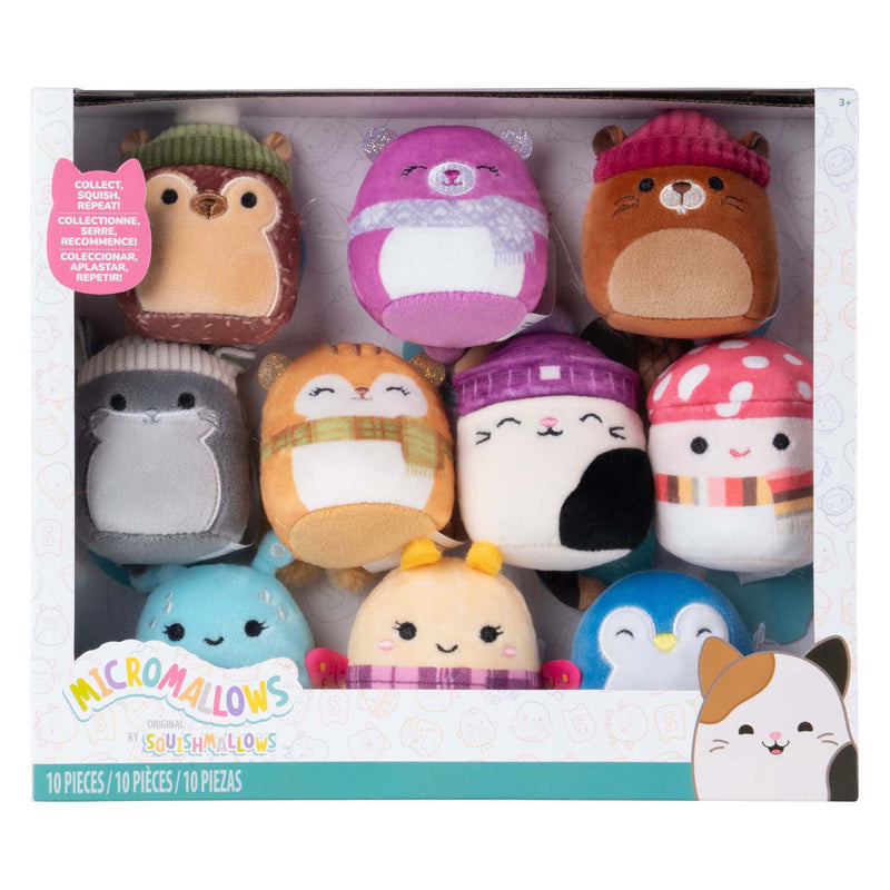 Afbeelding laden in galerijviewer, Jazwares squishmallows knuffel pluche - micromallows winter - 10dlg.
