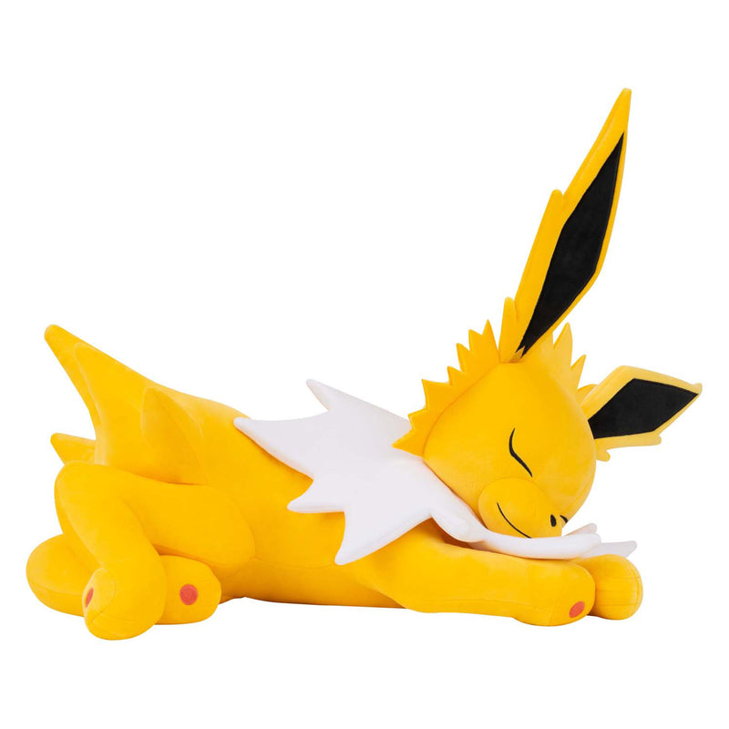 Afbeelding laden in galerijviewer, Jazwares pokémon knuffel pluche slapende jolteon - 45cm
