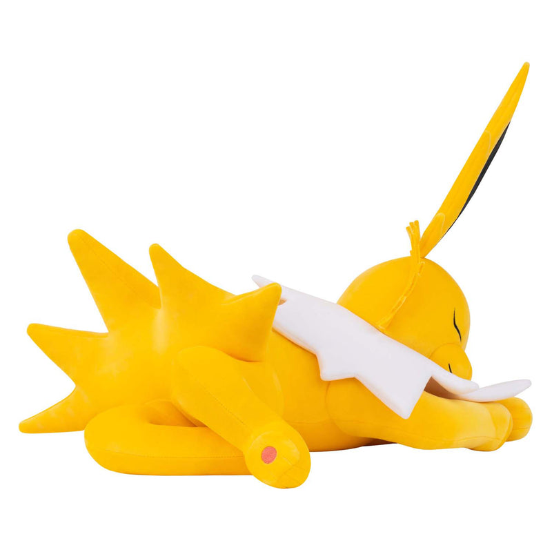 Afbeelding laden in galerijviewer, Jazwares pokémon knuffel pluche slapende jolteon - 45cm
