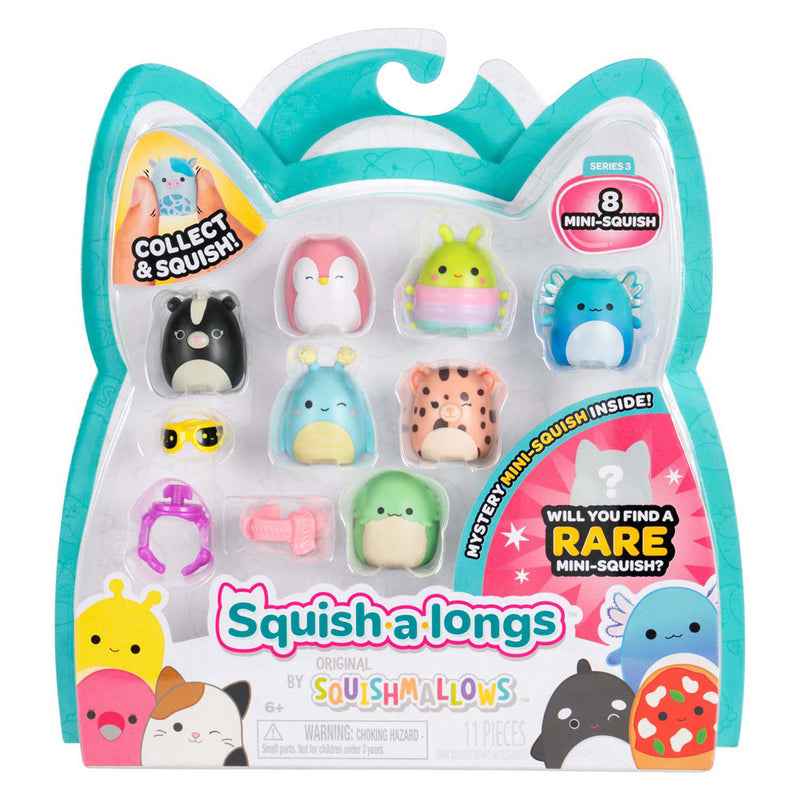 Afbeelding laden in galerijviewer, Jazwares squishmallows - squish-a-longs speelfiguren style 1 - 8dlg.
