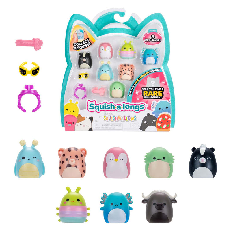 Afbeelding laden in galerijviewer, Jazwares squishmallows - squish-a-longs speelfiguren style 1 - 8dlg.
