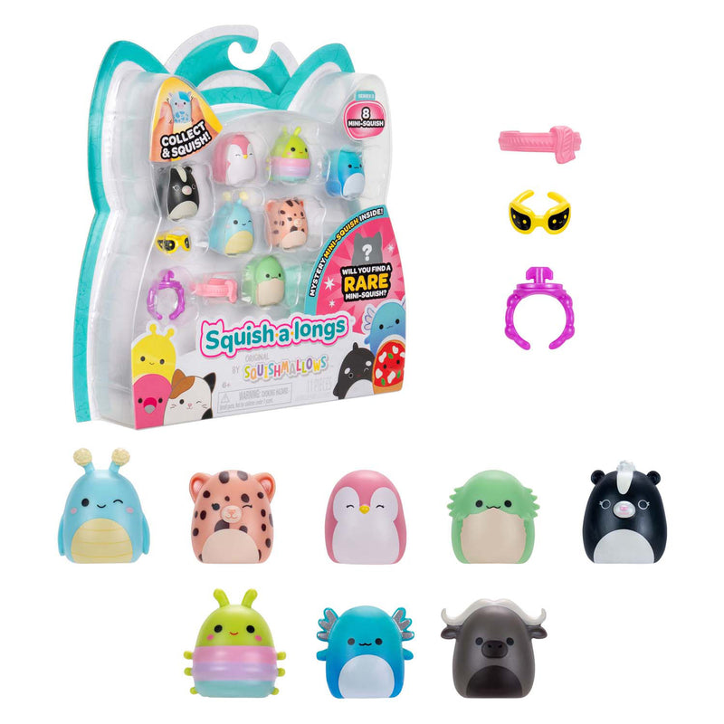 Afbeelding laden in galerijviewer, Jazwares squishmallows - squish-a-longs speelfiguren style 1 - 8dlg.
