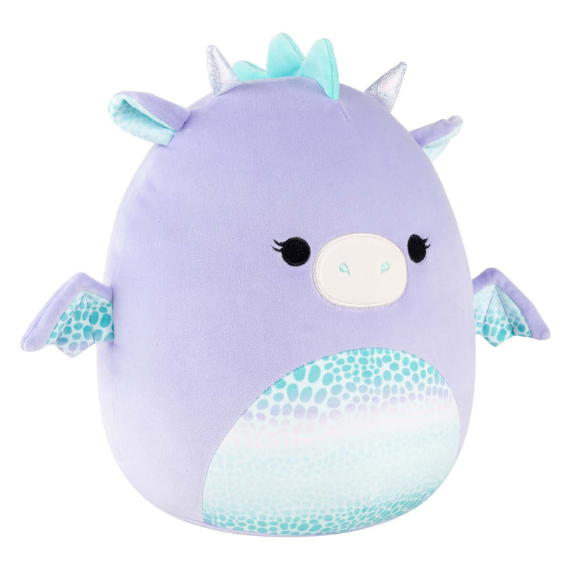 Afbeelding laden in galerijviewer, Jazwares squishmallows knuffel pluche - drow the purple dragon - 30cm
