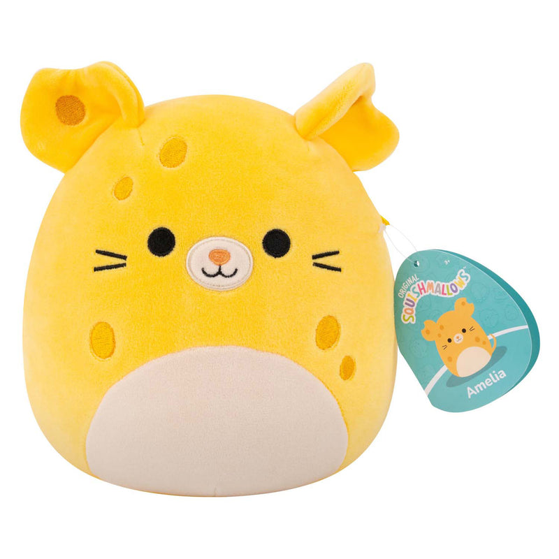 Afbeelding laden in galerijviewer, Jazwares squishmallows knuffel pluche - amelia the cheese mouse - 19cm
