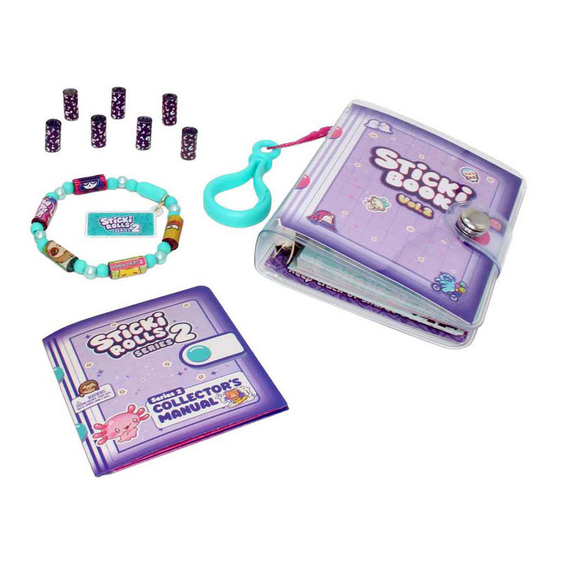Afbeelding laden in galerijviewer, Jazwares sticki rolls boek en armband met 120 stickers
