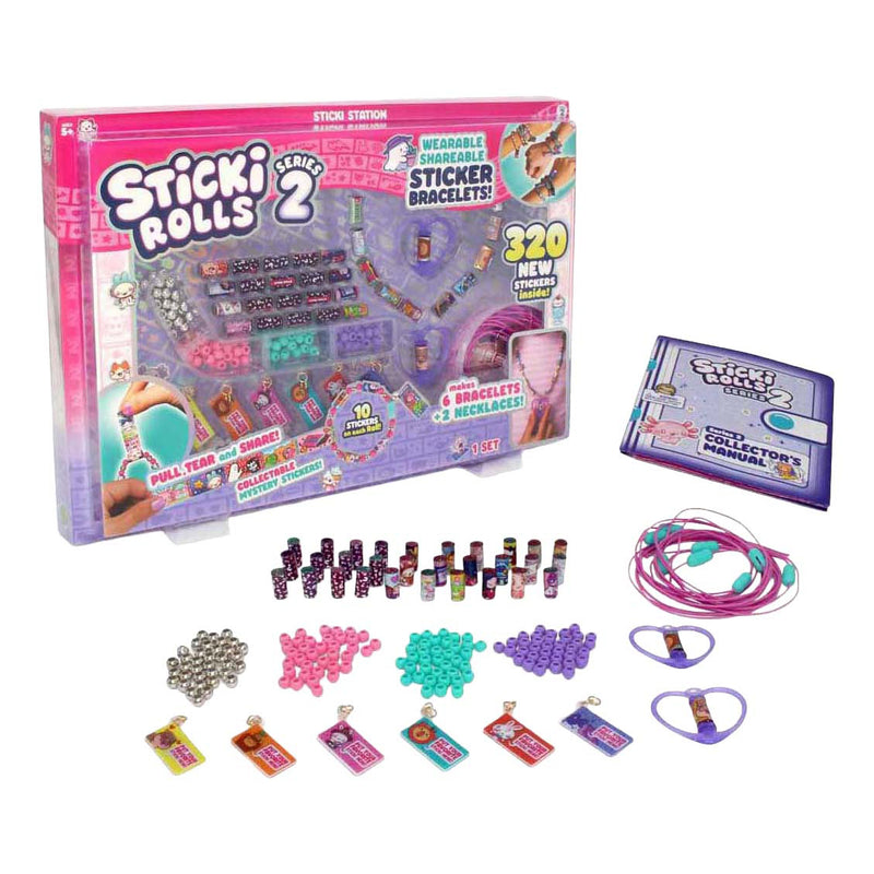 Afbeelding laden in galerijviewer, Jazwares sticki rolls armbanden maken - 320 stickers
