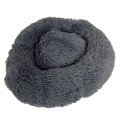Afbeelding laden in galerijviewer, Sazzz hondenmand fluffy antraciet grijs
