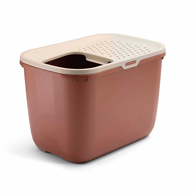 Afbeelding laden in galerijviewer, Savic kattenbak hop in champagne roze terracotta
