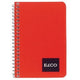 Spiraalblok elco geruit a7 kleurenassortiment