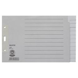Blanco tabbladen leitz 1226 grijs karton