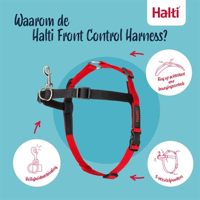 Afbeelding laden in galerijviewer, Halti harness front control zwart
