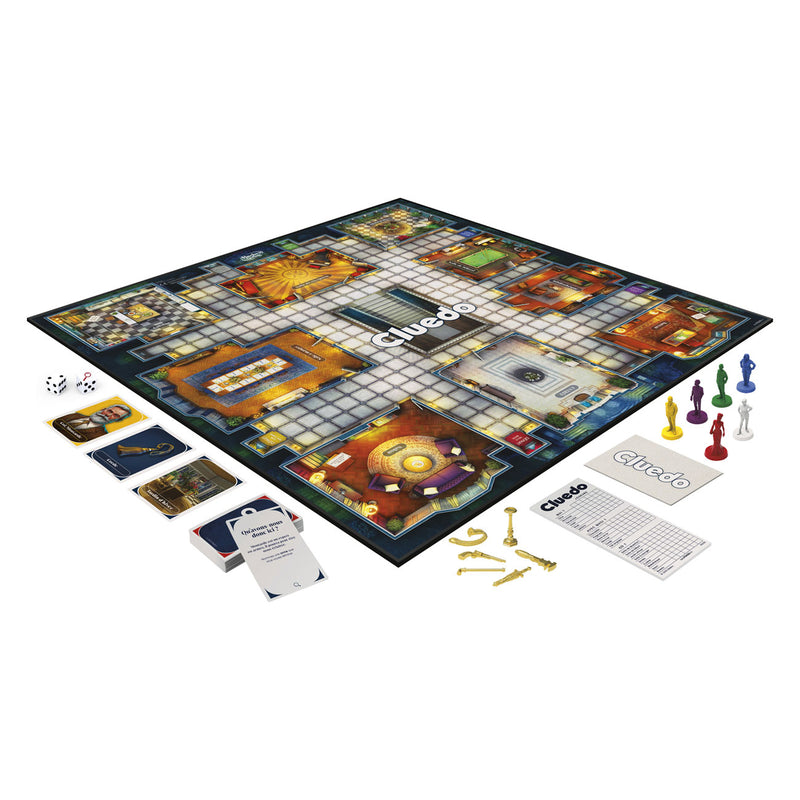 Afbeelding laden in galerijviewer, Hasbro gaming cluedo het klassieke misdaadspel
