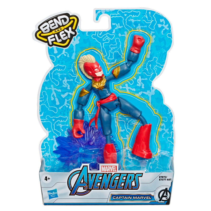 Afbeelding laden in galerijviewer, Hasbro flexibel actiefiguur avengers - captain marvel
