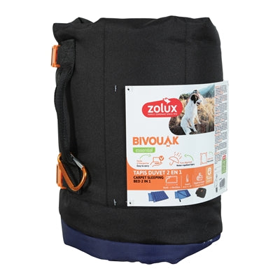 Afbeelding laden in galerijviewer, Zolux bivouak hondendeken slaapzak 2in1 blauw
