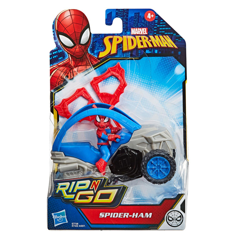 Afbeelding laden in galerijviewer, Hasbro Spider-Man Rip and Go Figuur Blauw
