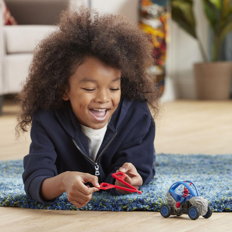 Afbeelding laden in galerijviewer, Hasbro Spider-Man Rip and Go Figuur Blauw
