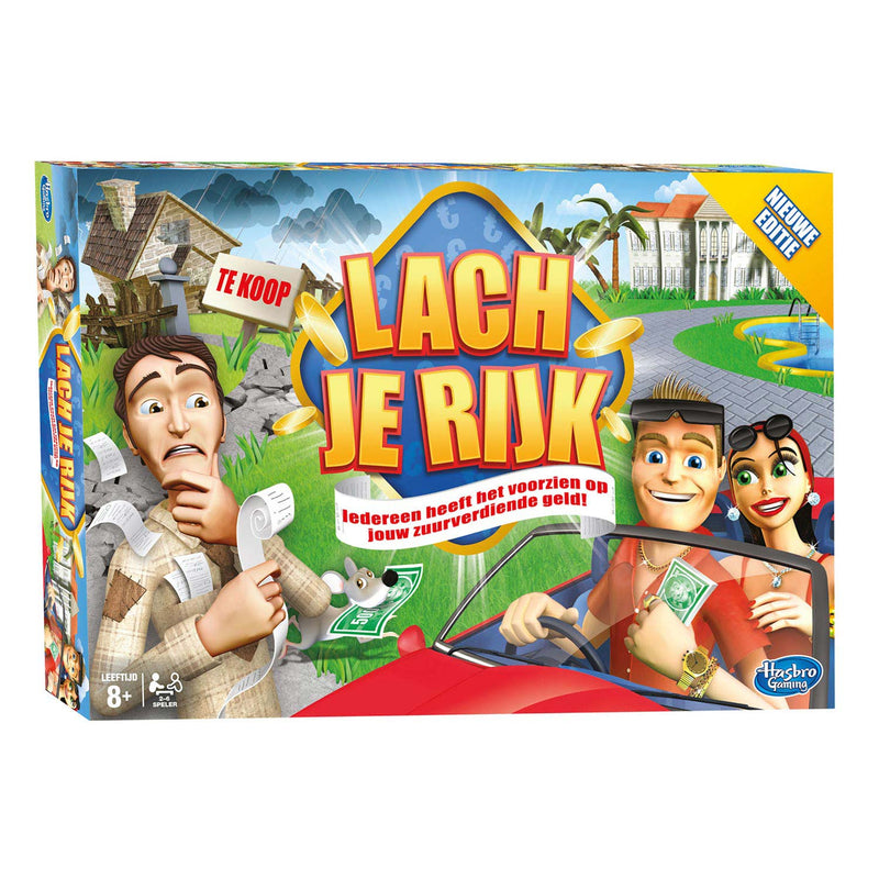 Afbeelding laden in galerijviewer, Hasbro Bordspel Lach je Rijk
