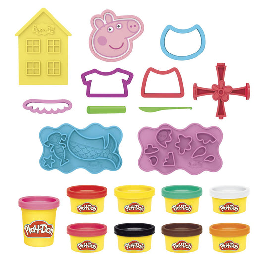 Play-doh peppa pig styling set