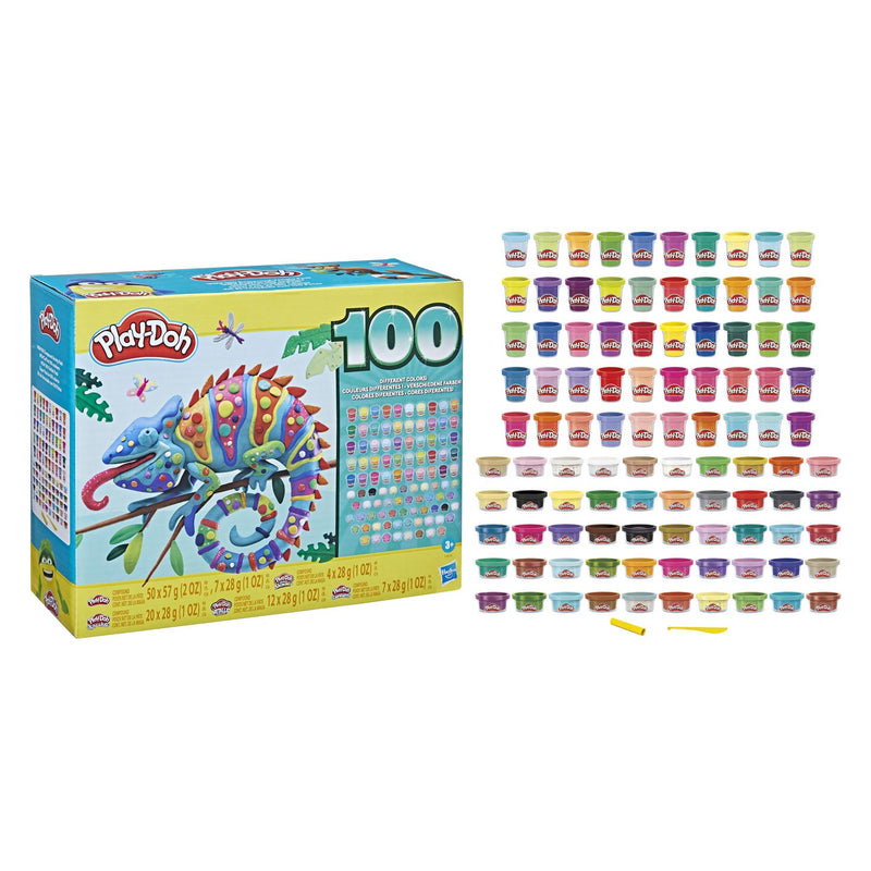 Afbeelding laden in galerijviewer, Play-Doh Wow 100 Compound Variety Pack, 100 Potjes
