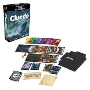 Hasbro cluedo escape sabotage op zee bordspel